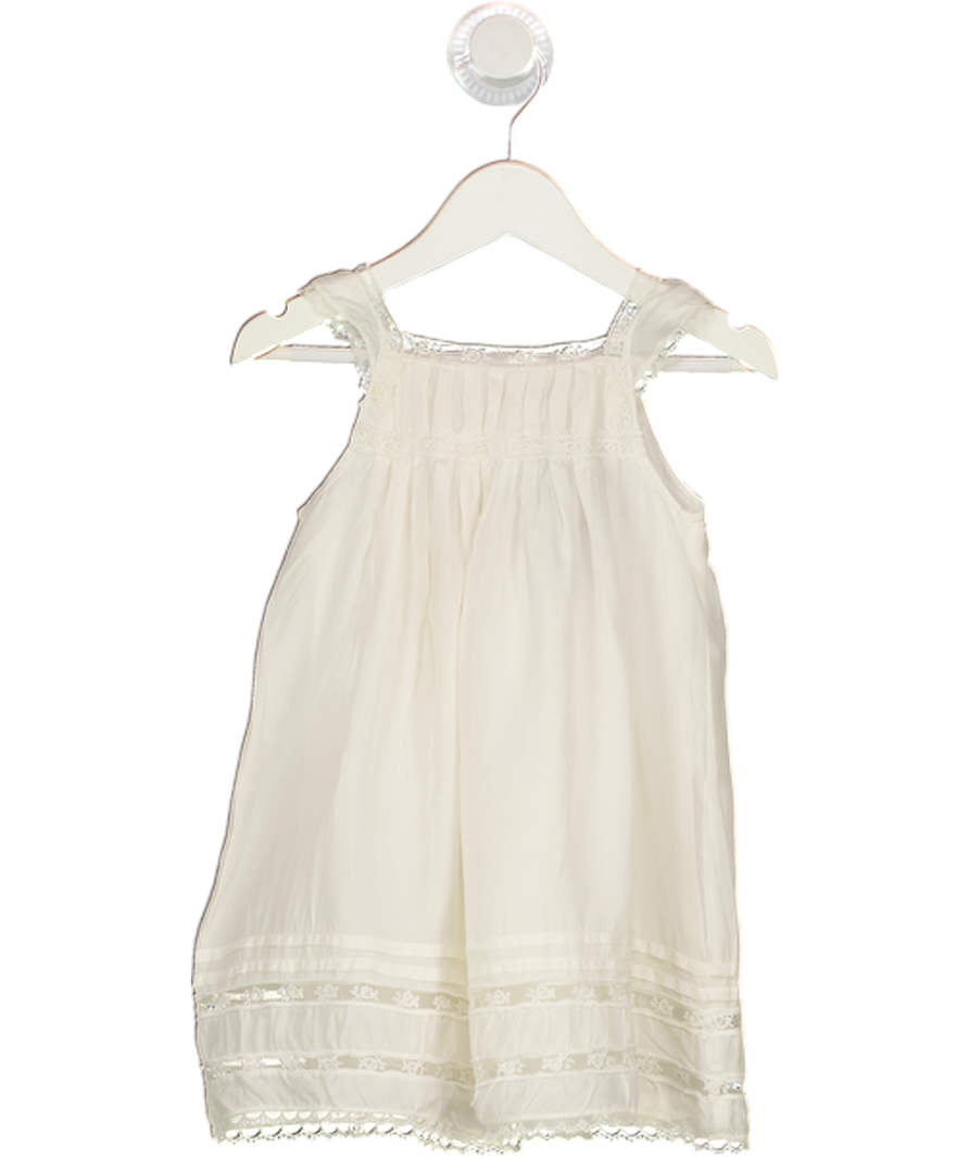 ILOVEGORGEOUSCream Silk Lacey Dress 18-24 Months