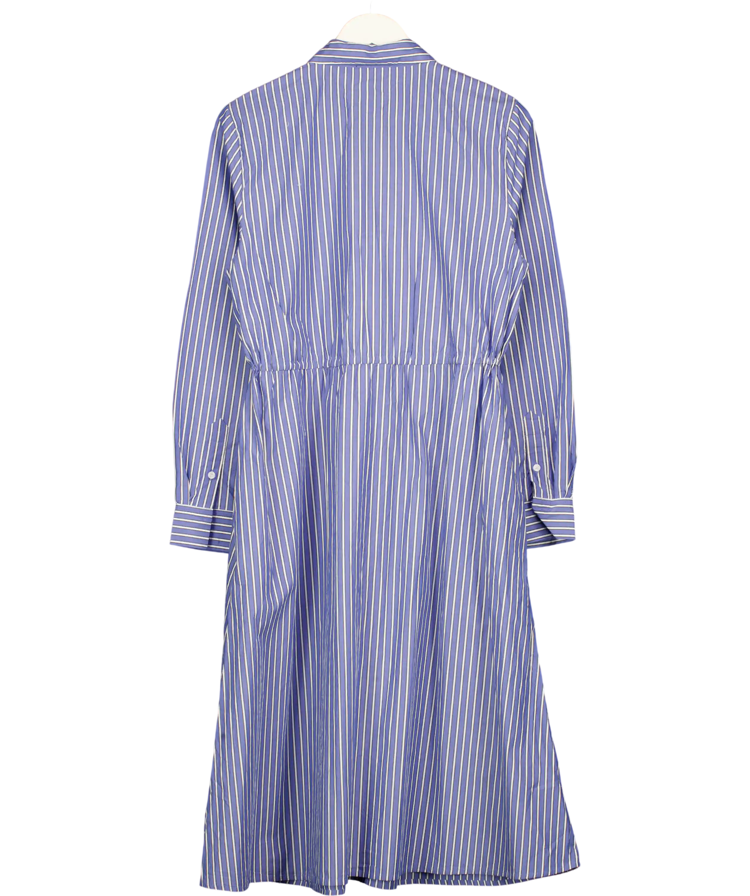 Tommy Hilfiger Blue Stripe Mid Length Shirt Dress UK 10