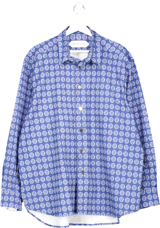 fete imperial Blue Agenor - Oversized Shirt UK 12