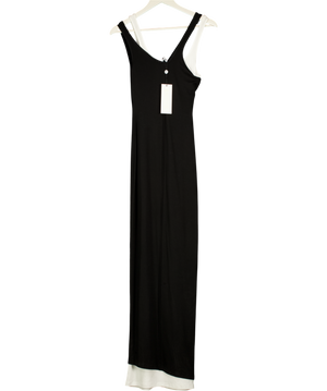 Sndys White & Black Chantara Maxi Dress UK XS