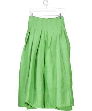 Aje Green Paradiso Cinched Midi-skirt UK 8