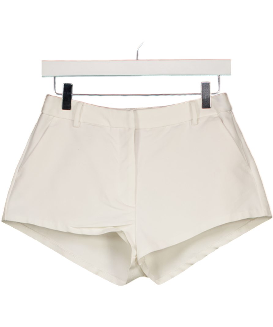 BOA White Formal Tailored Micro Shorts UK M