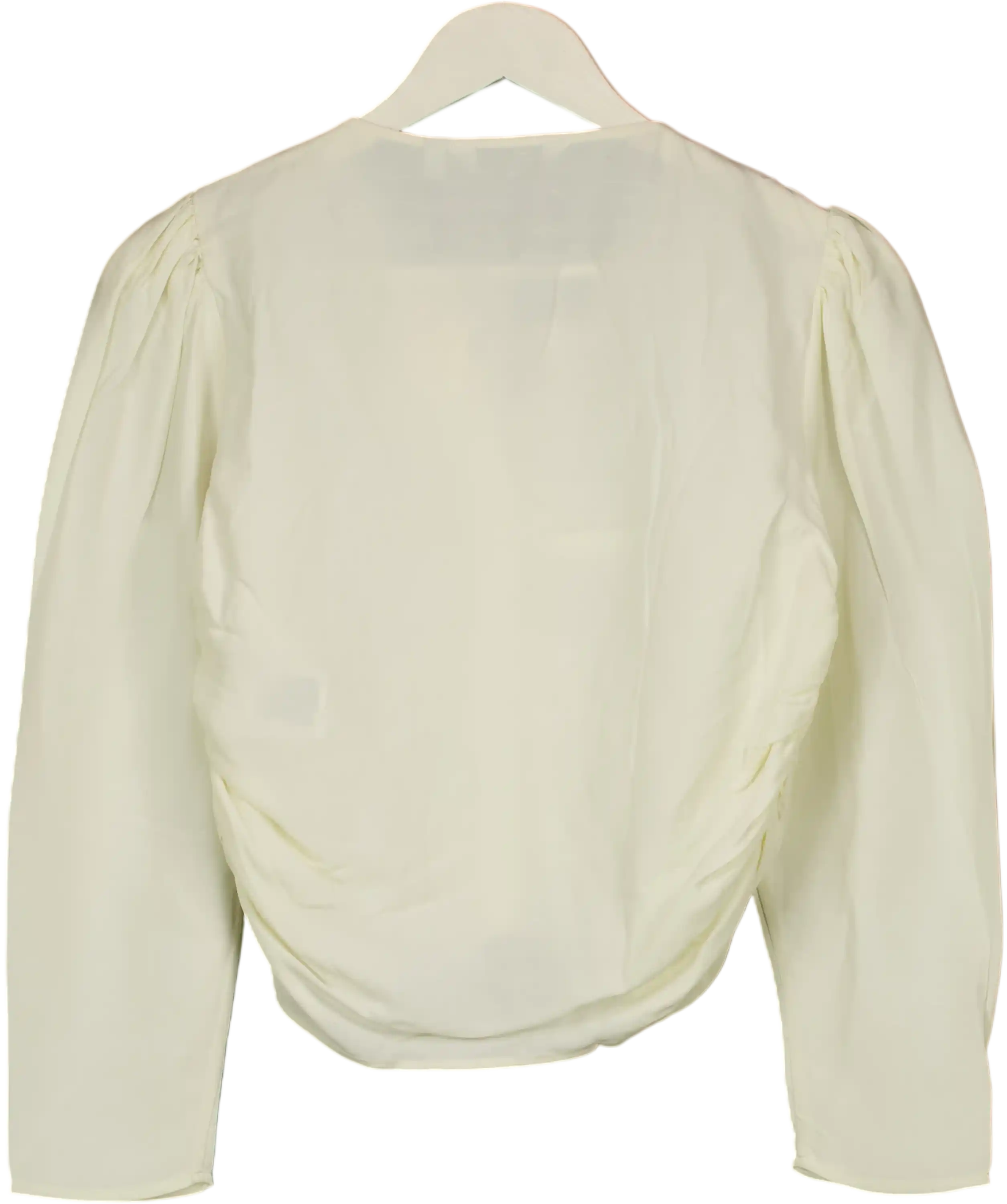 & OTHER STORIES Cream Balloon Sleeve 80s Style Blouse Size Eur 34 UK 8