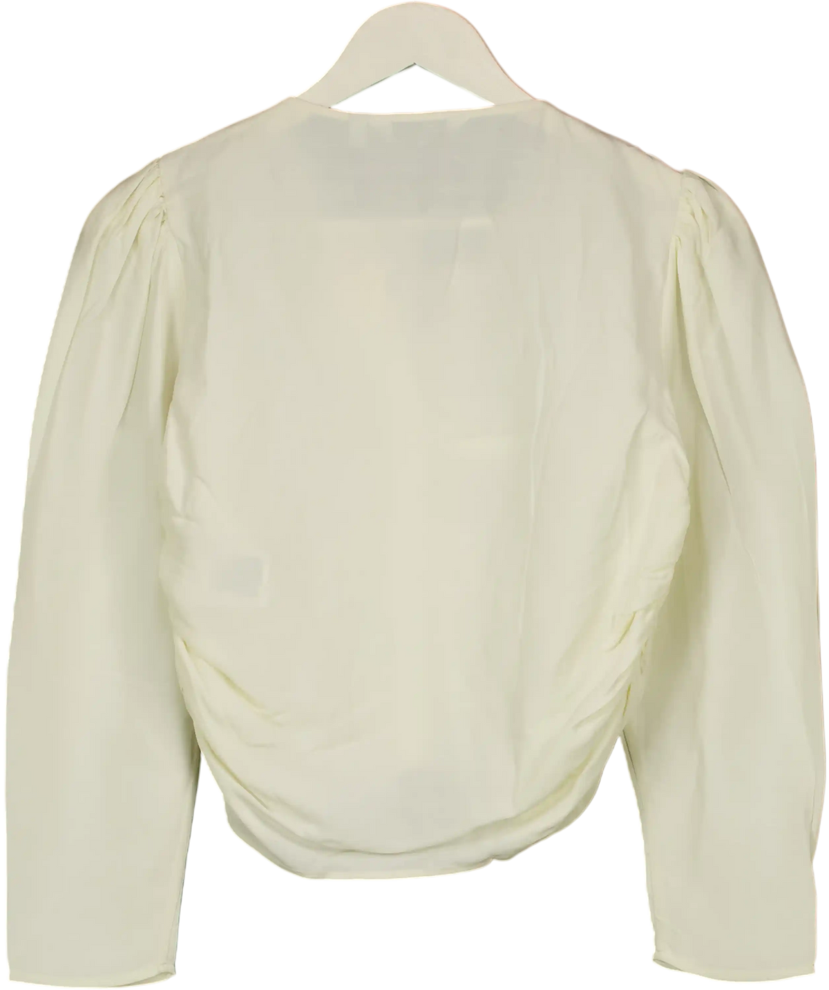 & OTHER STORIES Cream Balloon Sleeve 80s Style Blouse Size Eur 34 UK 8