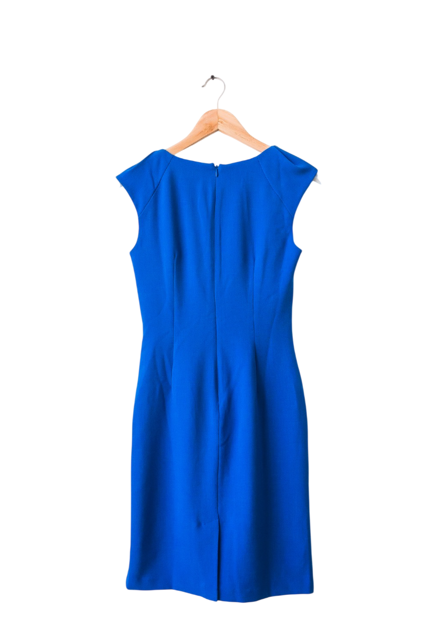 Adrianna Papell Royal Blue Fitted Dress UK 8