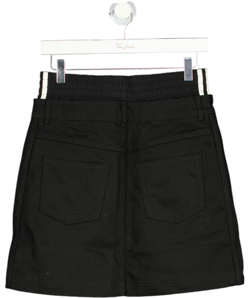 ADIDAS Black Firebird Utility Mini Skirt UK 10