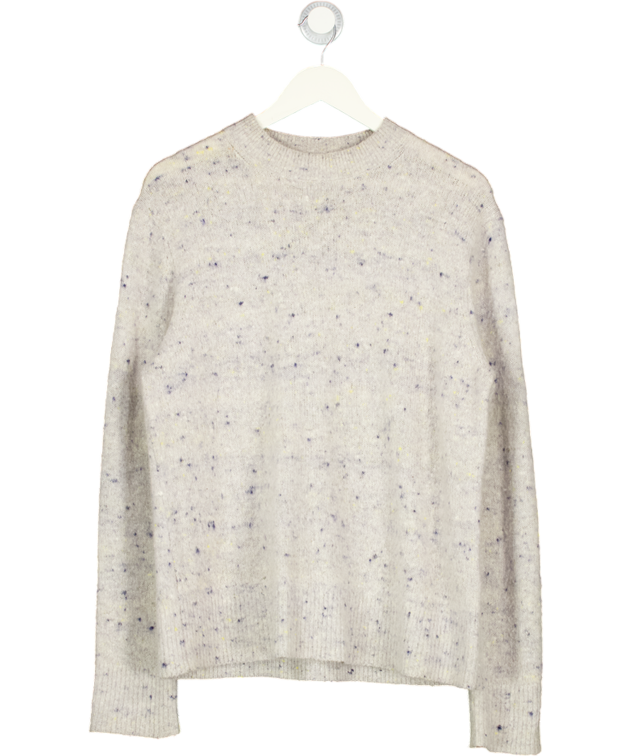 Acne Studios Grey Speckled Wool Cashmere Knit Crew Neck UK M