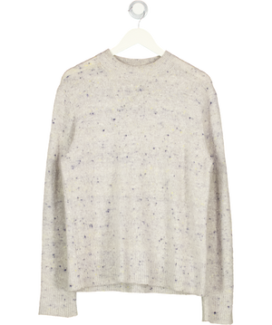 Acne Studios Grey Speckled Wool Cashmere Knit Crew Neck UK M