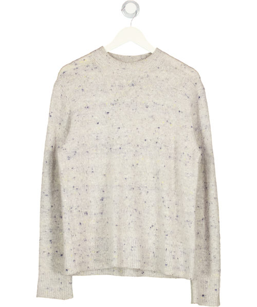 Acne Studios Grey Speckled Wool Cashmere Knit Crew Neck UK M