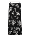 LAURA ASHLEY Black Floral Straight Leg Trouser UK 8