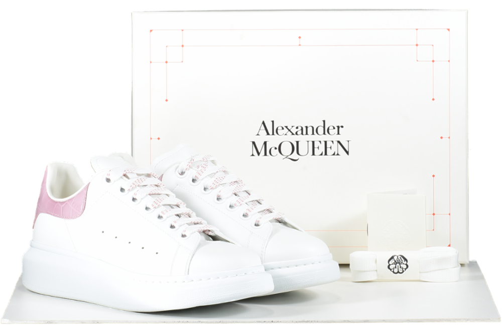 Alexander McQueen White Oversized Low-top Sneakers UK 3 EU 36 👠