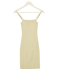 PRETTY LAVISH Beige Knit Mini Dress UK XS