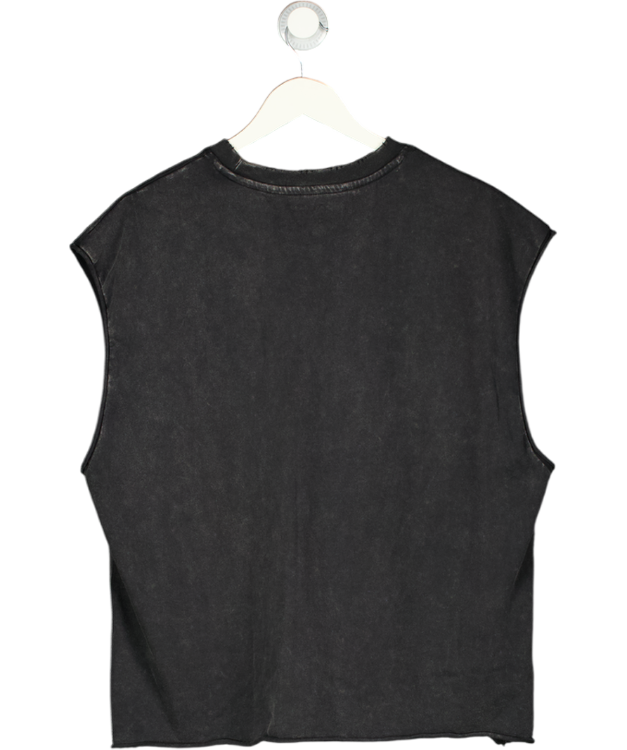 Young LA Grey Revenge Crop Cut-off UK L