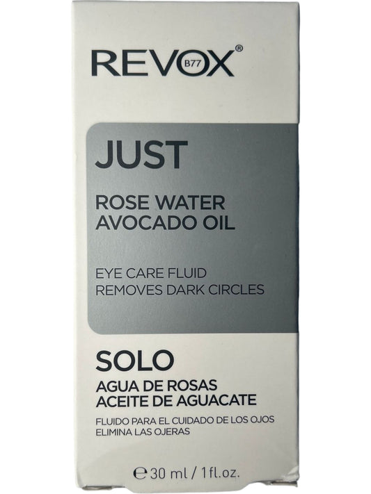 Revox Just Rose Water Avocado Oil Eye Care Fluid 30ml