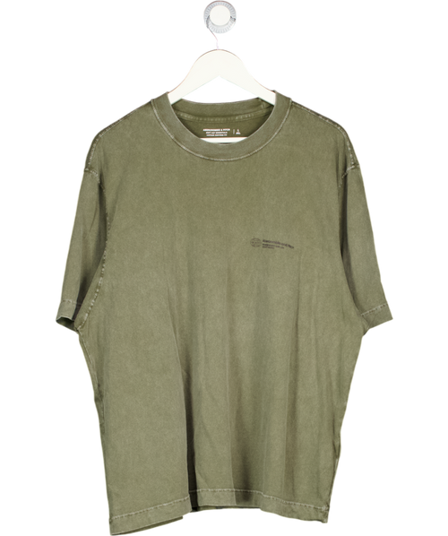 Abercrombie & Fitch Khaki Green Vintage Inspired Fit T-shirt UK L
