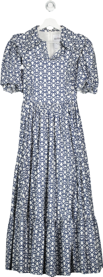 ALB Anne Louise White Oakley Heart Dress UK 8