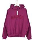 GARAGE Purple Ultrafleece Hoodie UK L/XL