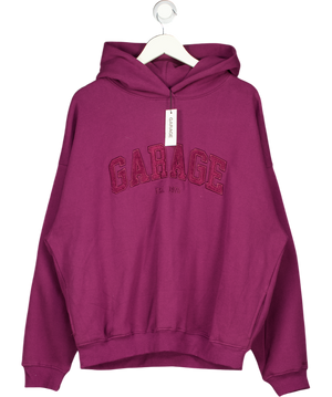 GARAGE Purple Ultrafleece Hoodie UK L/XL