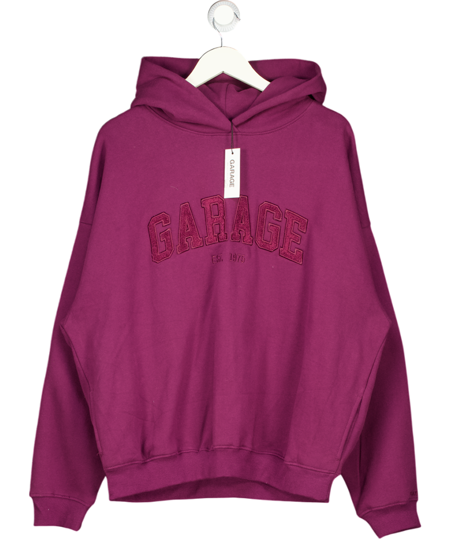 GARAGE Purple Ultrafleece Hoodie UK L/XL