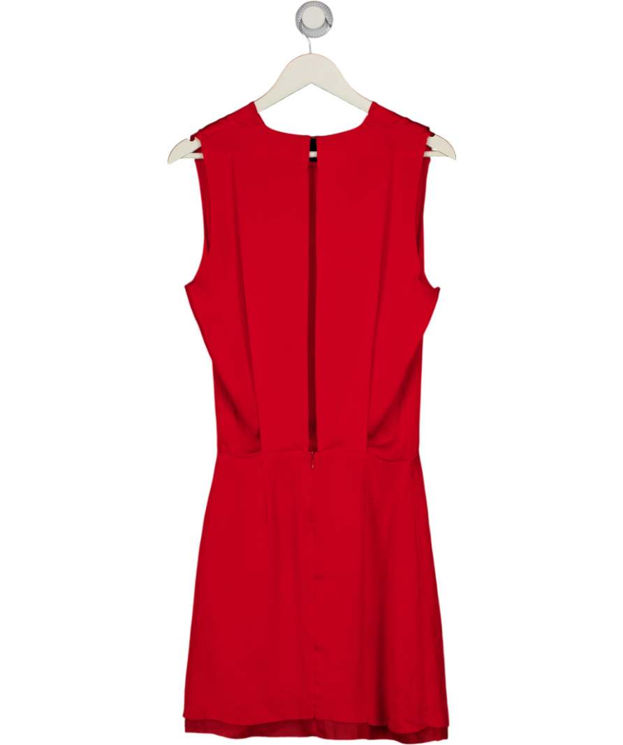 ACNE STUDIOS Vintage Red Silk Mini Dress FR34 UK 6