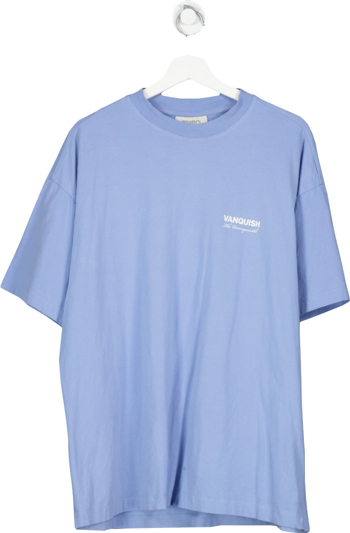 Vanquish Blue Worlds Greatest Oversized T Shirt UK L