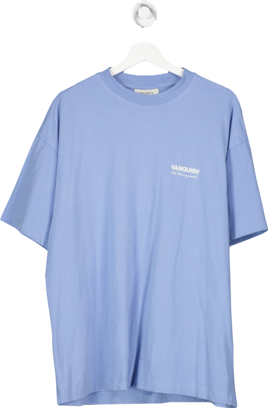 Vanquish Blue Worlds Greatest Oversized T Shirt UK L
