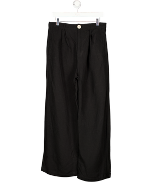 & Other Stories Black Cargo Trousers UK 12