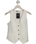 BOA White Waistcoat Top UK S