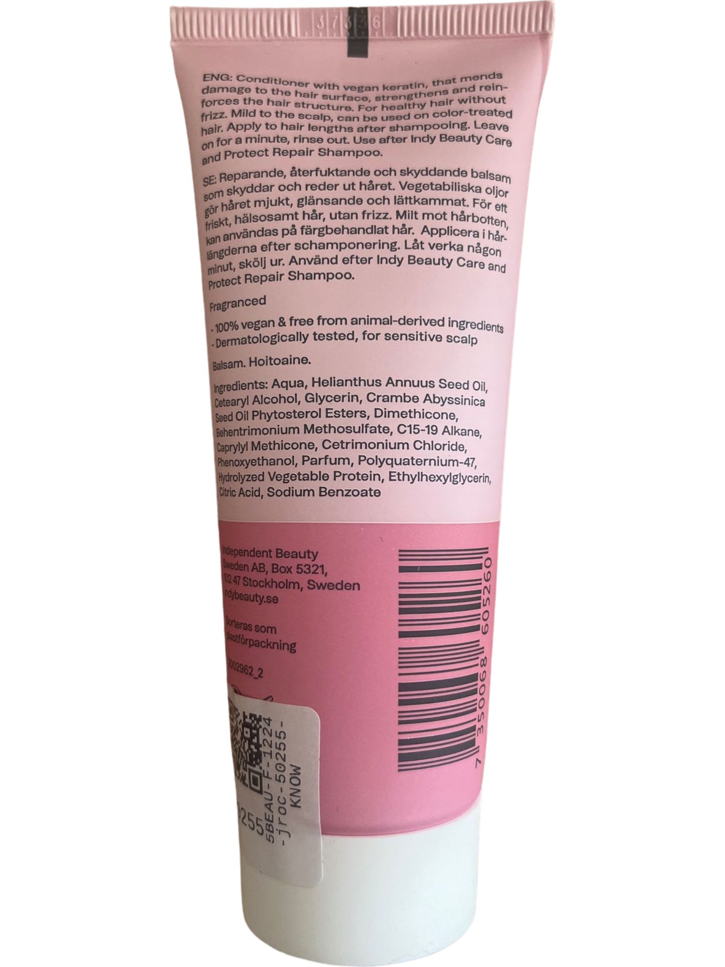 Indy Beauty Pink Repair Conditioner for Dry/Damaged/Colored Hair