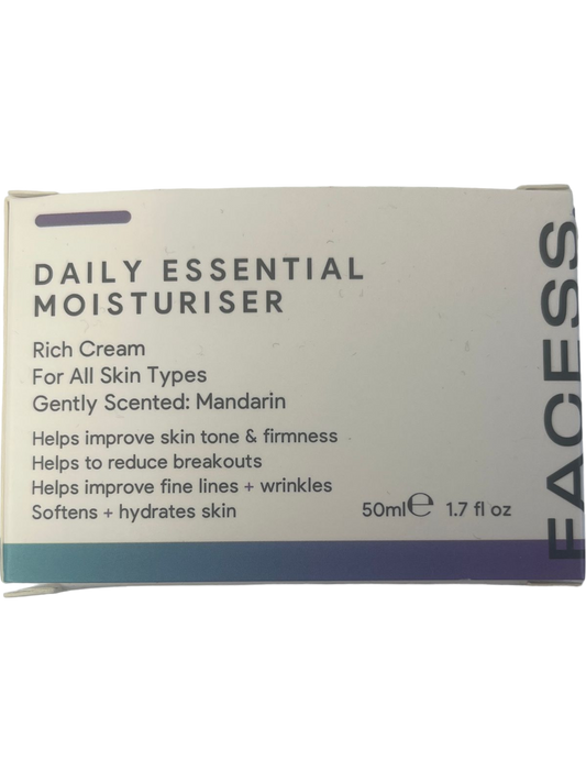 Daily Essential Moisturiser Hydrating Rich Cream for All Skin Types 50ml