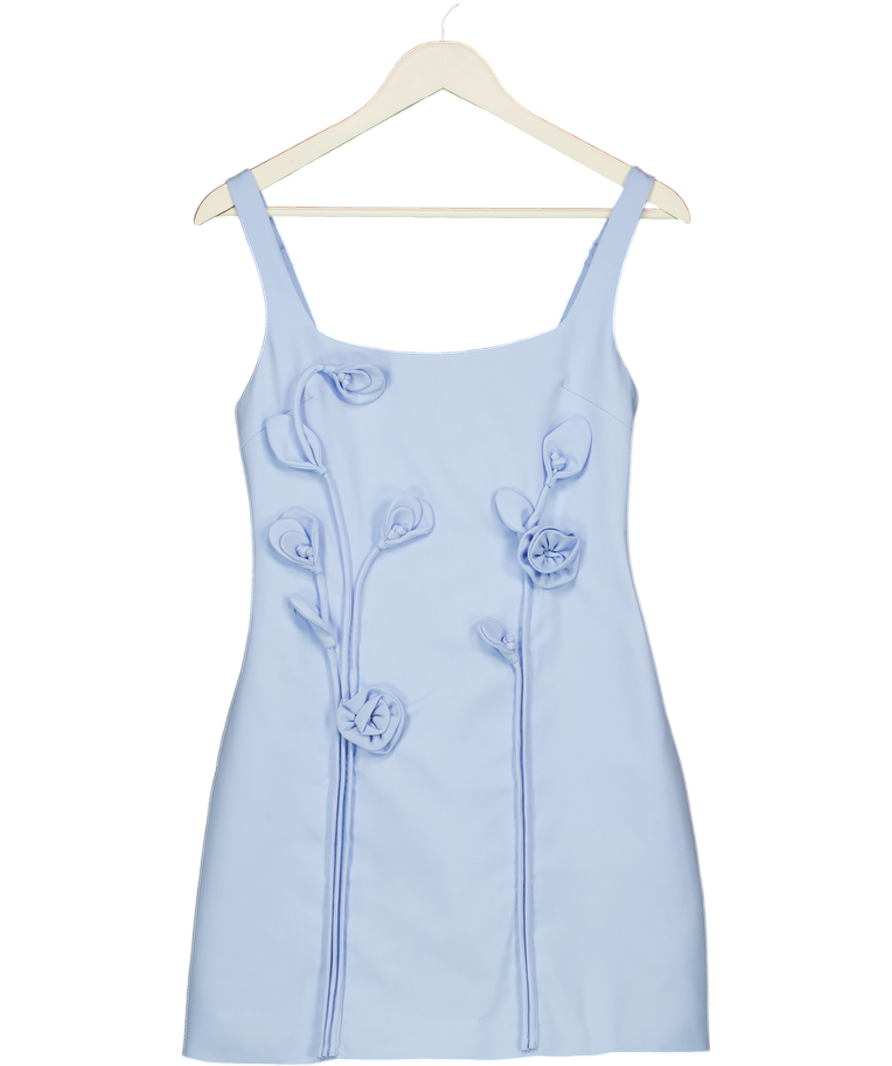 HELLO MOLLY Secret Garden Blooms Mini Dress Blue UK S