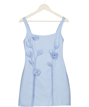 HELLO MOLLY Secret Garden Blooms Mini Dress Blue UK S