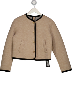 ZARA Beige Short Double Breasted Jacket UK S