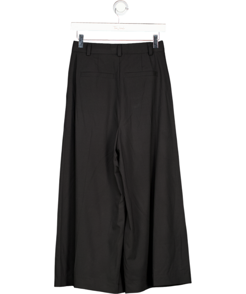 Maison Common Black Wool Blend Pleated Culottes UK XS