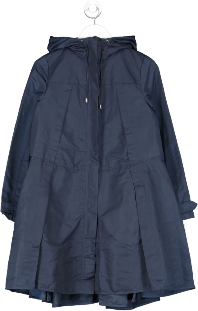 Lands' End Blue Hooded Raincoat UK 6
