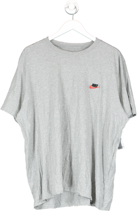 Nike Grey Relaxed Fit Logo T-shirt UK XXL