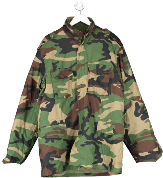 Army Supply Green M65 Field Jacket With Detachable Liner Woodland Camo UK XXXL