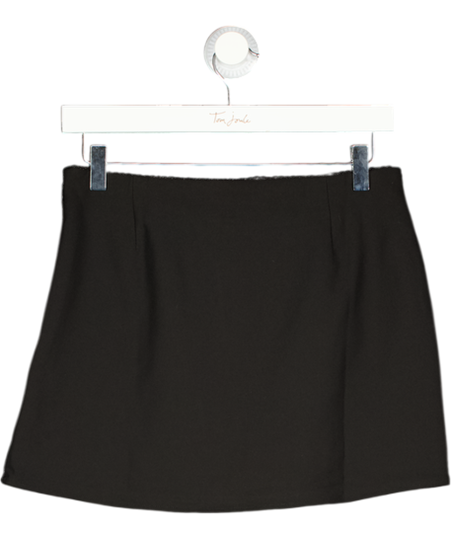 WHITE FOX Black Always Happy Hour Mini Skirt UK S