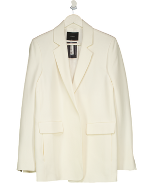 JOSEPH Cream Joan Oversized Cady Blazer Fr38 UK 10