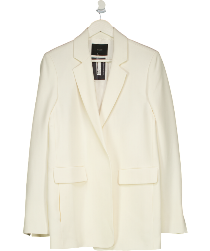 JOSEPH Cream Joan Oversized Cady Blazer Fr38 UK 10