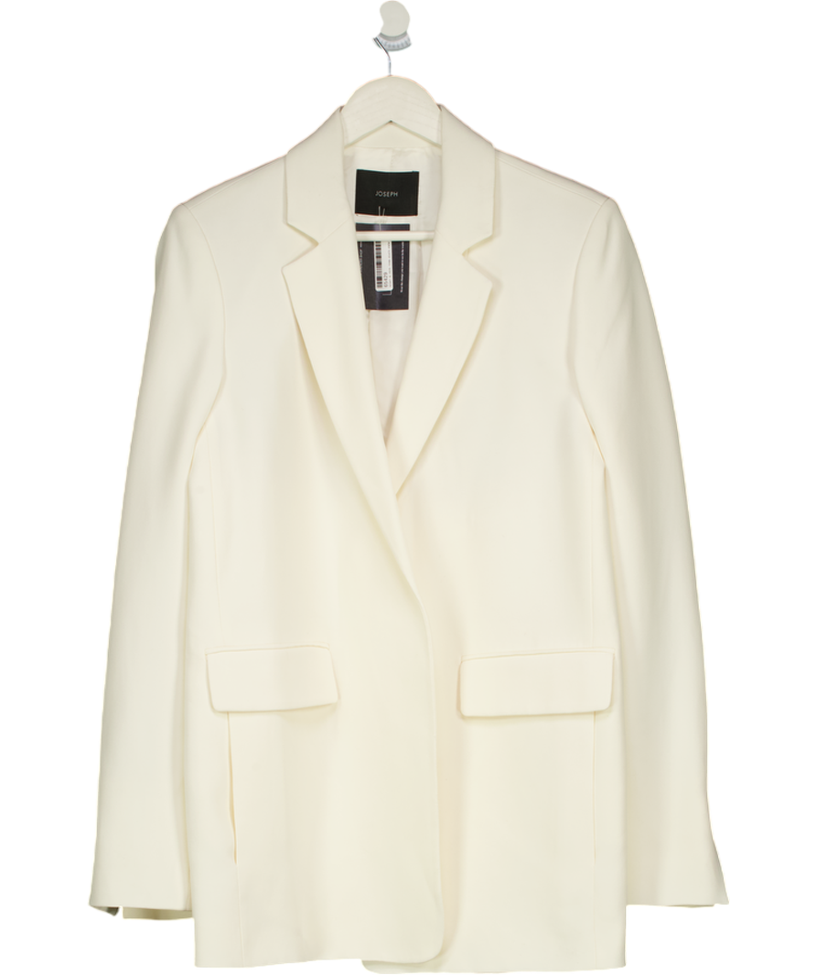 JOSEPH Cream Joan Oversized Cady Blazer Fr38 UK 10