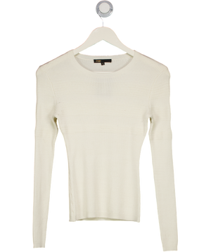 Maje Cream Knit Jumper Sz1 UK 8