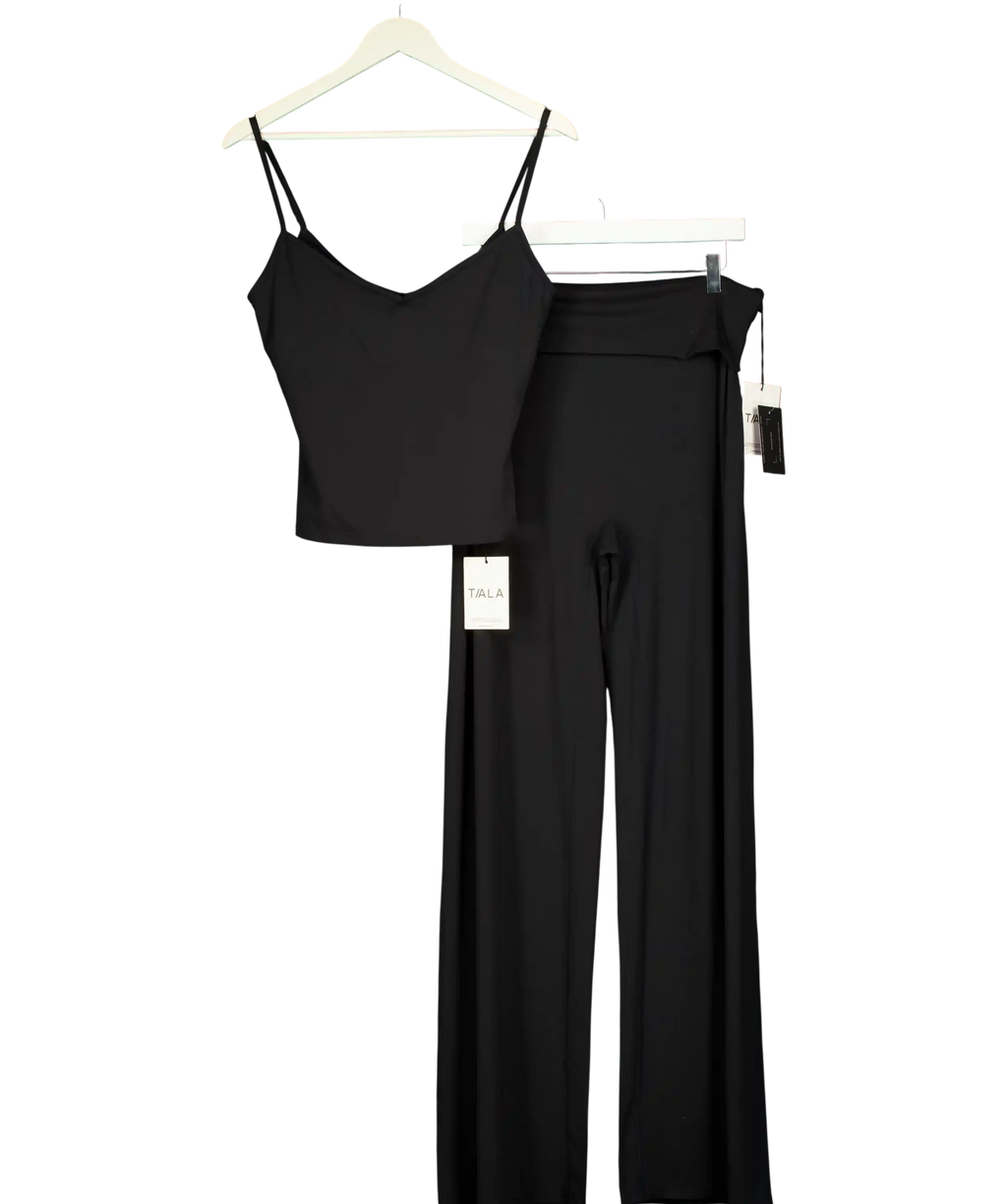 TALA Black Softset Strappy Tank With Leggings UK XL