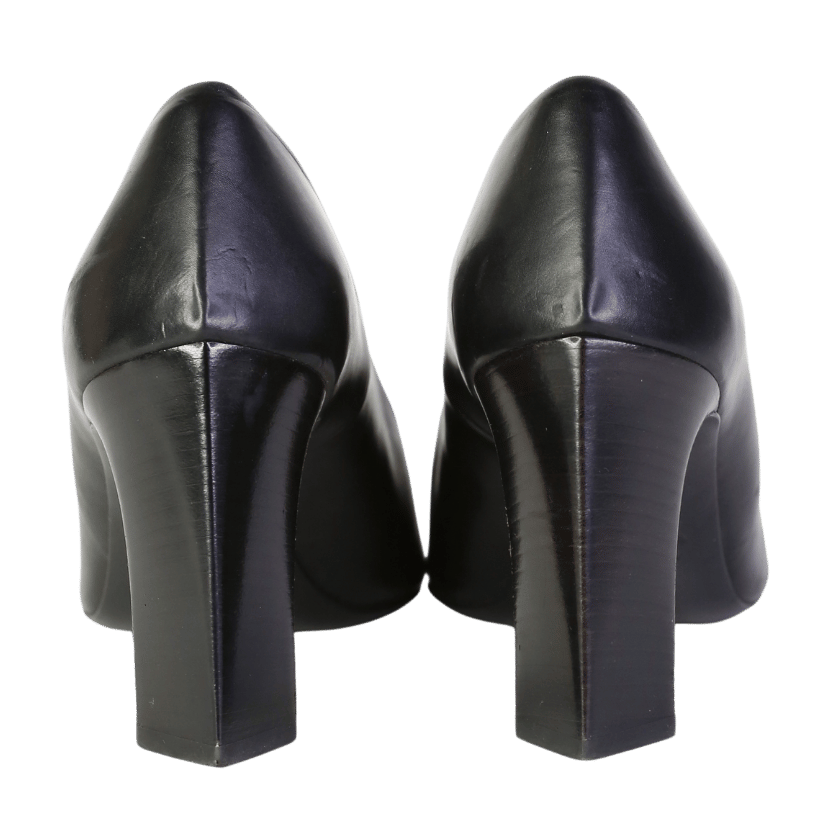 Balenciaga Black Blade Leather Pumps UK 4 EU 37 👠