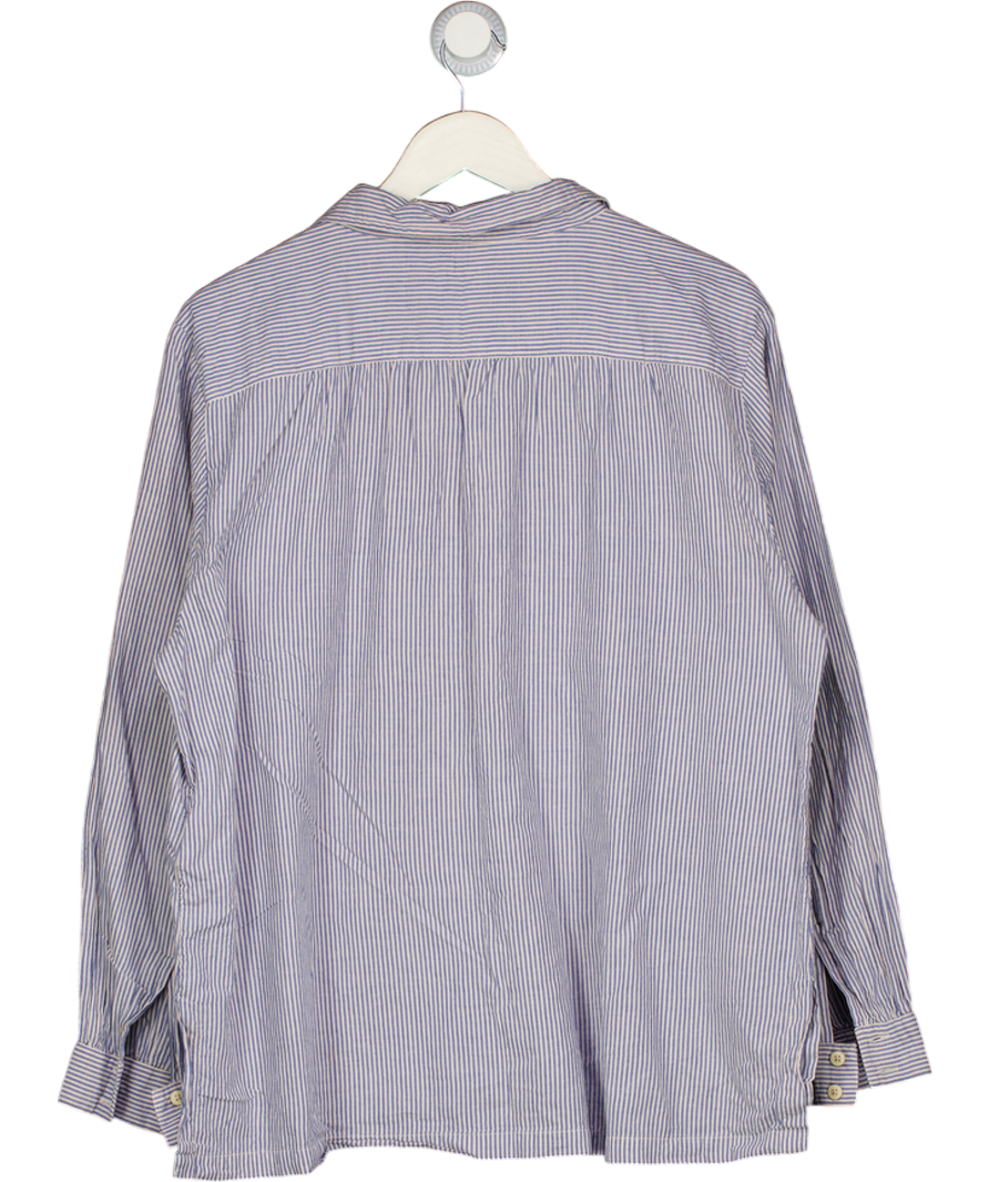 CELTIC & CO Blue Stripe Side Split Shirt UK 16