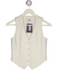 ARITZIA Babaton Ivory White Waistcoat Top Sz00 UK XXS