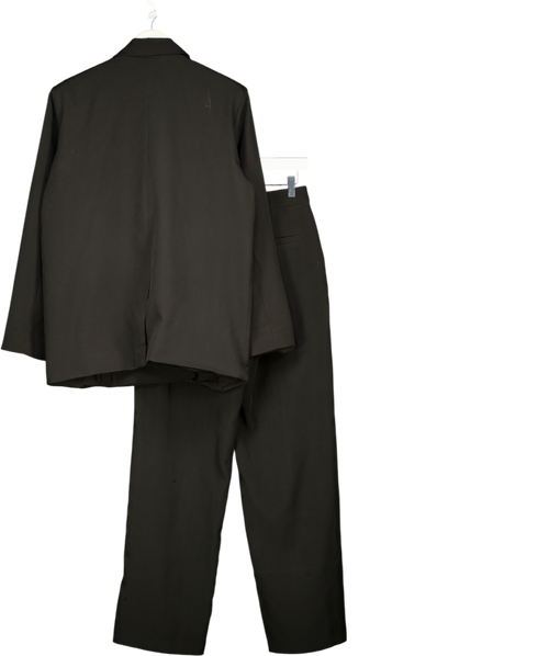 4th & Reckless Black Double Breasted Blazer And Tailored Trousers Set UK 8
