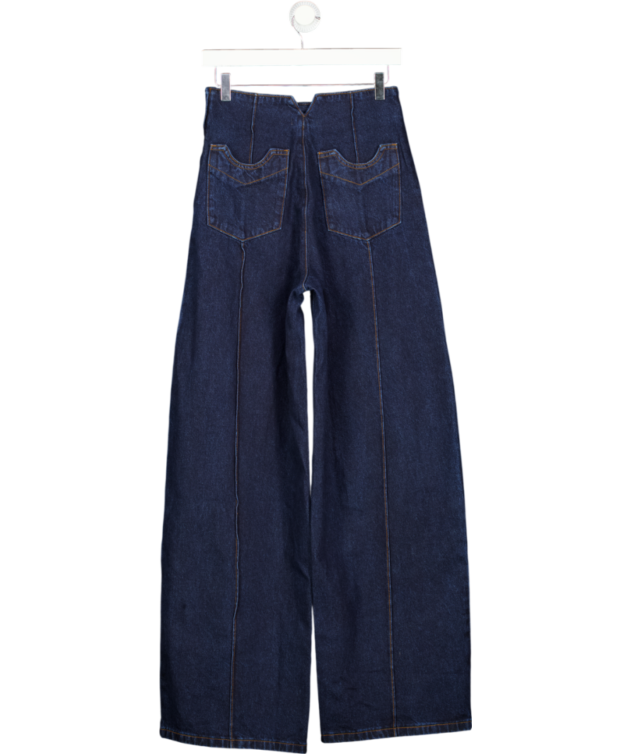 MESHKI Beatrix High Rise Denim Jeans - Indigo Blue W26
