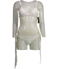 casaraki White Cindy Bikini Set UK S