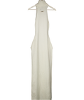 LA SISTERS White Knitted Maxi Scarf Dress Off-white UK XS/S